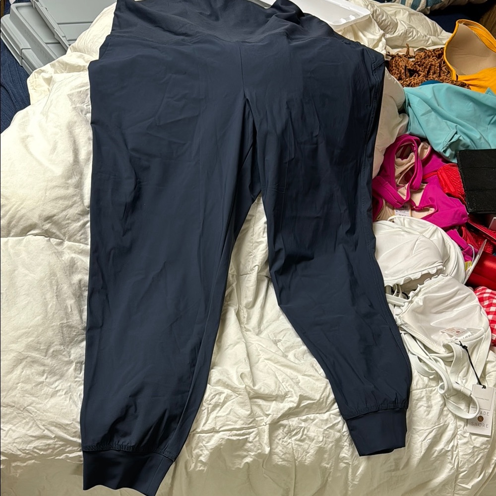 Navy Maternity Joggers